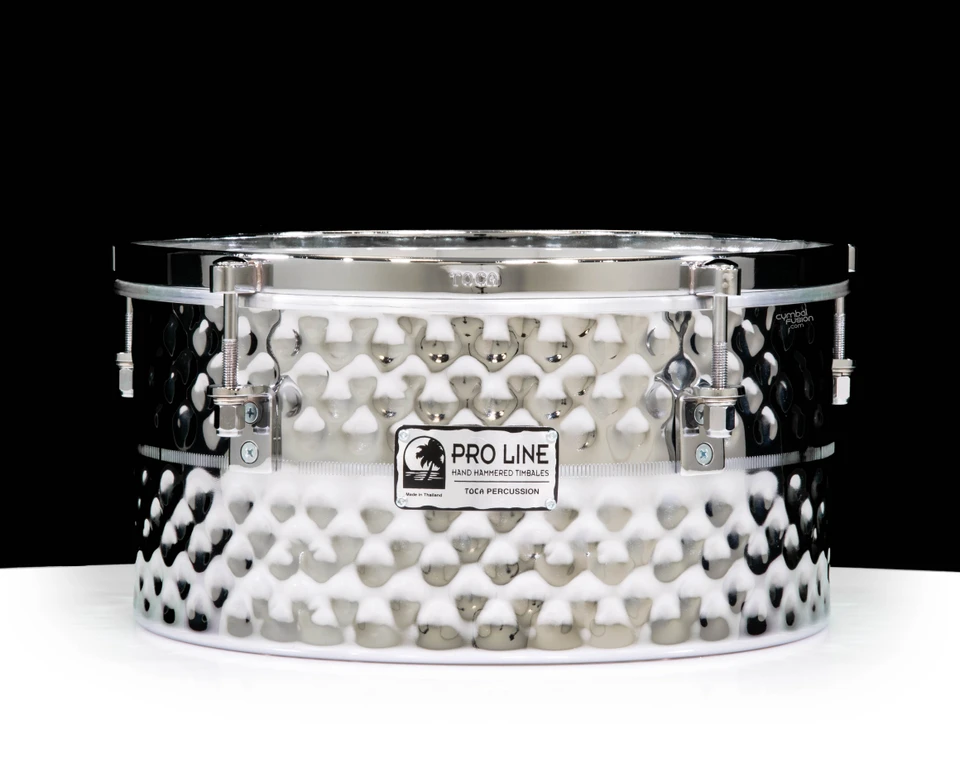 Toca Pro Line- 14in. Single Hammered Timbale - Stainless Steel (TPT-14SS)