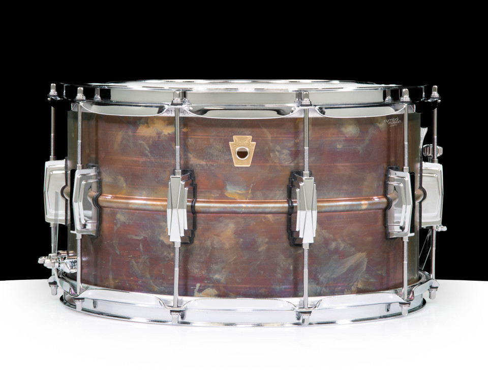 Ludwig LB508R 8x14 Raw Bronze Phonic Snare Drum
