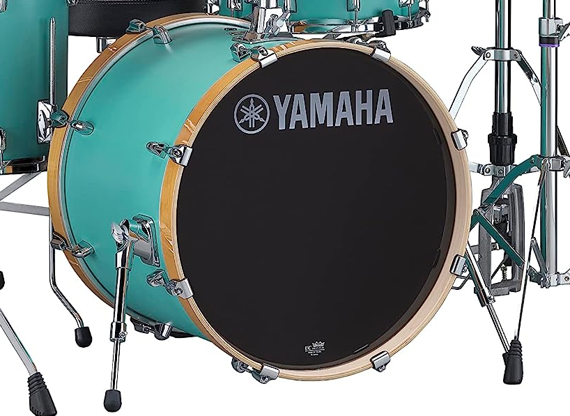 Yamaha Stage Custom Birch 22x17 Bass Drum Matte Surf Green (SBB-2217MSG)