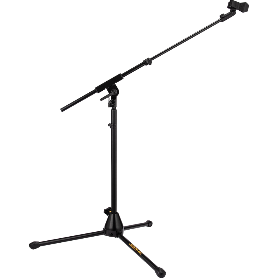 Hercules Low-Profile Tripod Microphone Stand with Telescopic Boom (MS520BPRO)