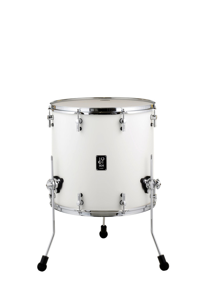 Sonor SQ1 18x17 Floor Tom - Satin Pure White (SQ1-1817-FT-SPW)