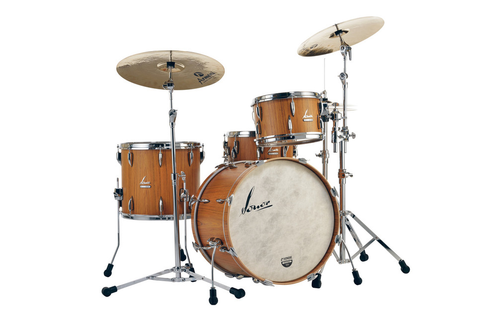 Sonor Vintage Series 3pc 13/16/22 No Mount - Teak (Semi-Gloss) (VT-322NMCTSG)