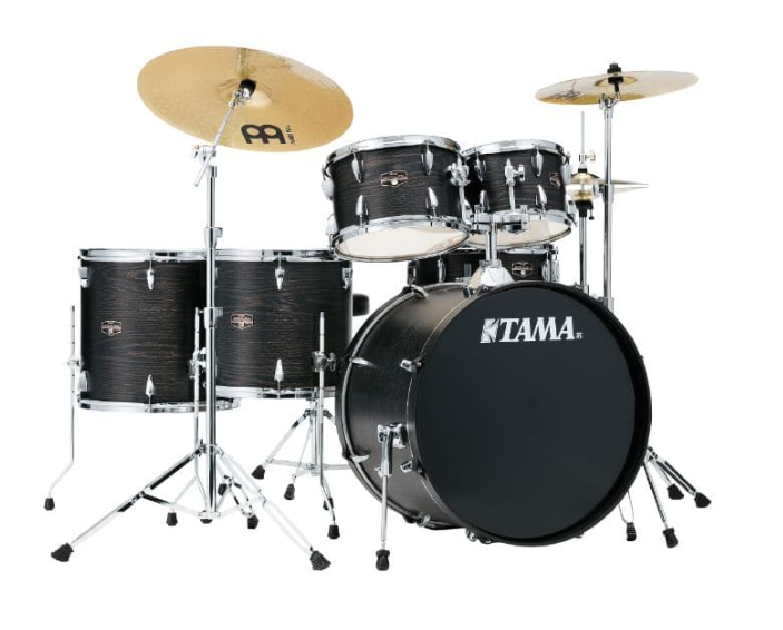 Tama Imperialstar 6pc Complete Drum Set w/Hardware- Black Oak (IE62CBOW)