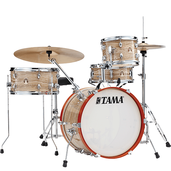 Tama Club-JAM 4pc Cream Marble Wrap Shell Pack (LJK48SCMW)