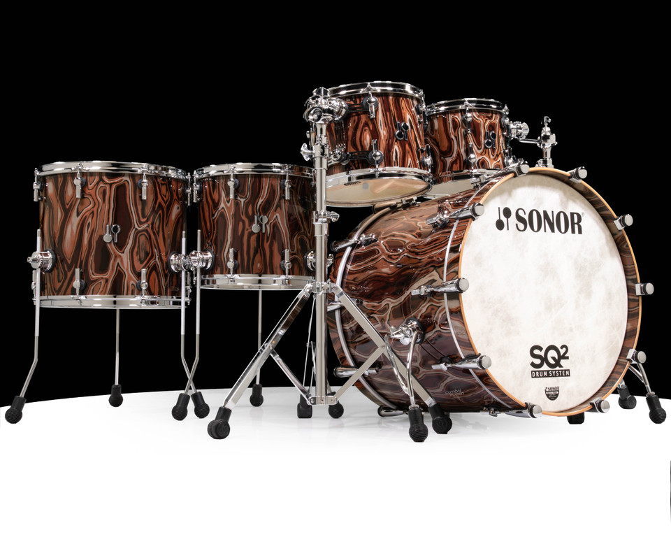 Sonor SQ2 5pc Birch Kit - Elder Tree w/Chrome Hardware 10/12/14/16/22 (1046887-2)