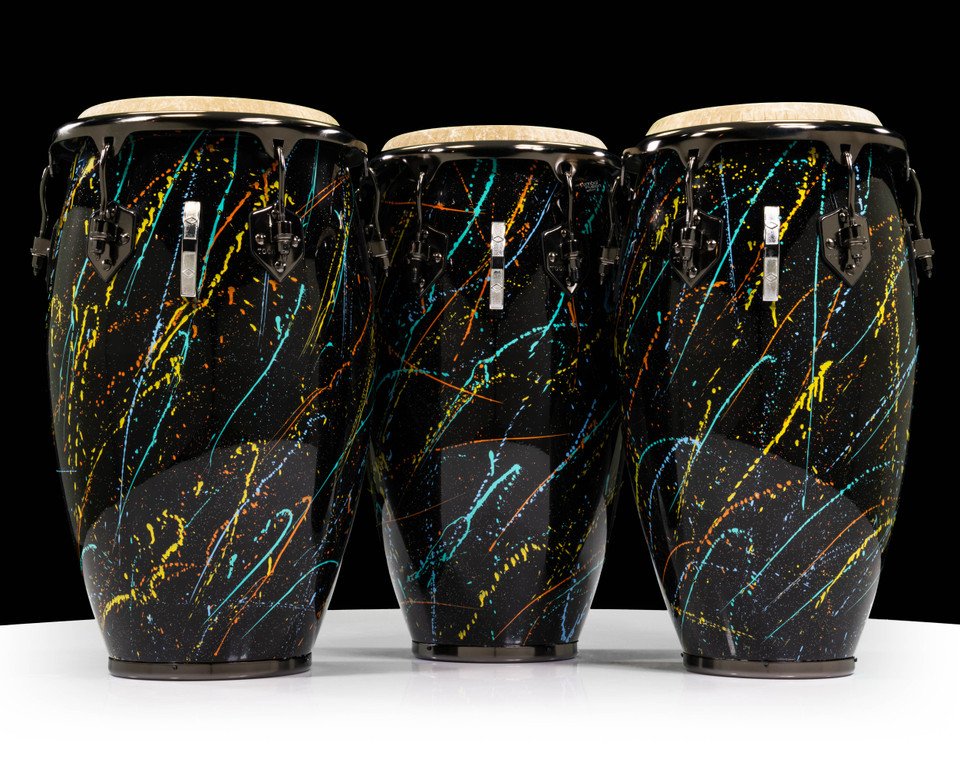 Toca Erik Piza Signature Series EP Splash 3-piece Conga and Bongo