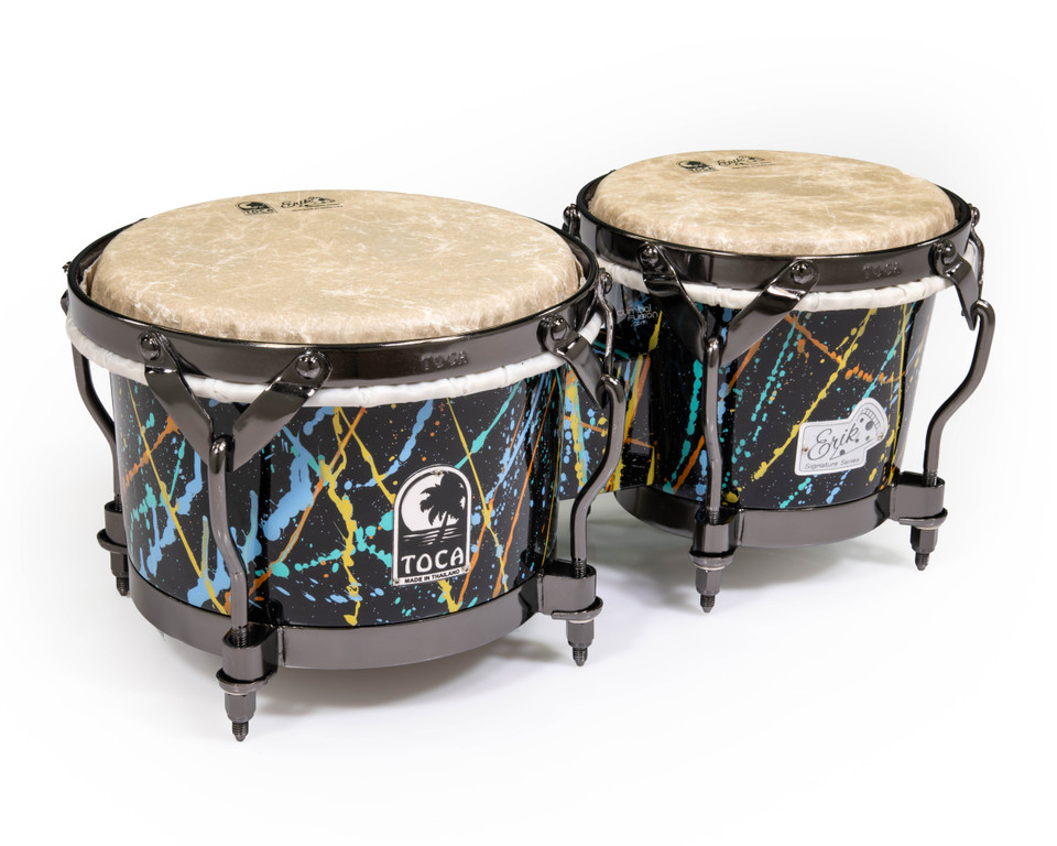 Toca Erik Piza Signature Series EP Splash Bongos (5200-EPSP)