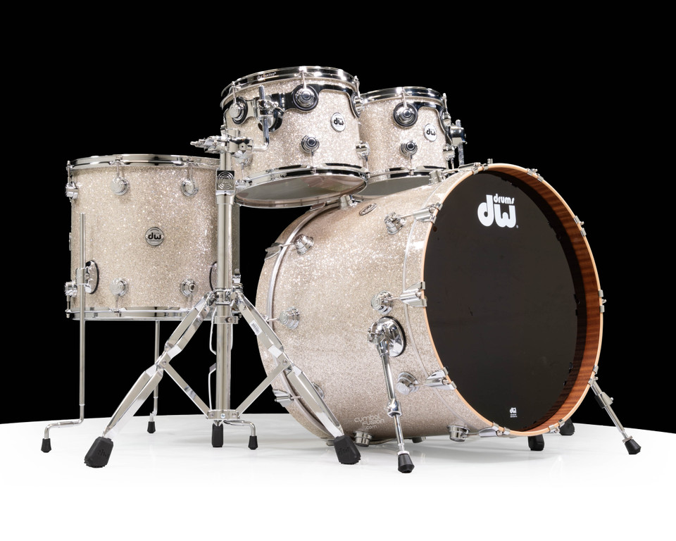 DW Collector's 4pc Maple/Mahogany Kit - Broken Glass 10/12/16/22