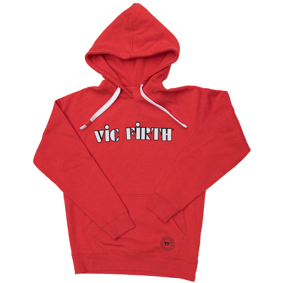 Vic Firth Red Pullover Hoodie 
