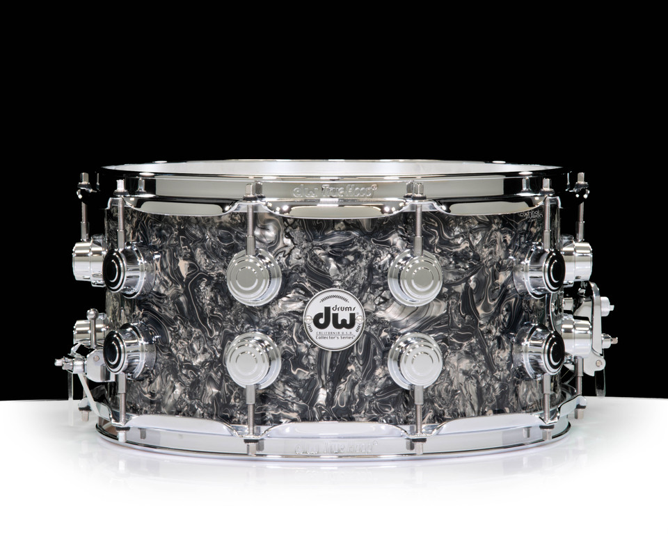 DW Collector's 7x14 SSC Maple Snare - Silver Abalone