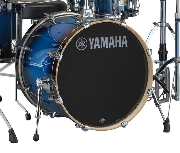Yamaha Stage Custom Birch 22x17 Bass Drum - Deep Blue Sunburst (SBB-2217DUS)