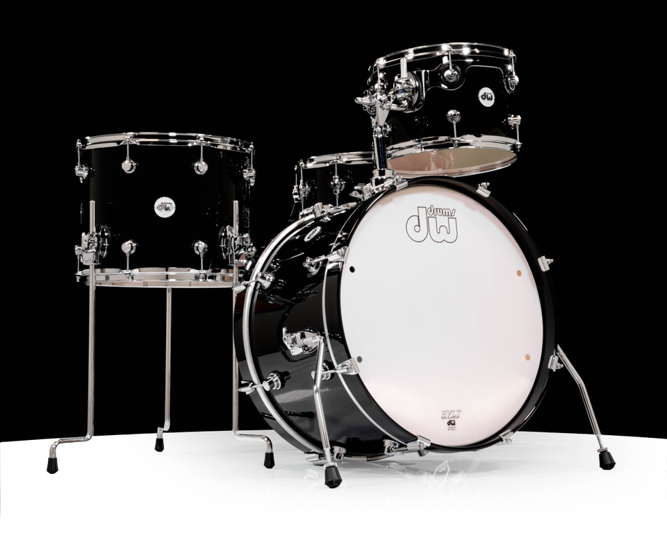 DW Design Series Frequent Flyer 4pc Shell Pack - Gloss Piano Black