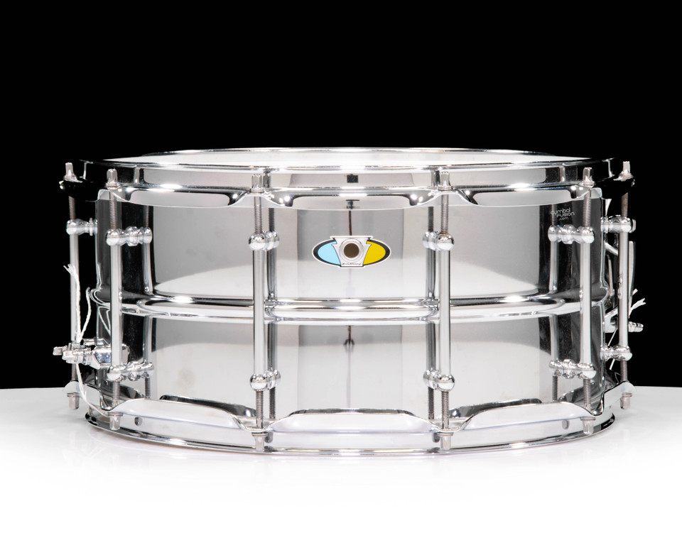Used Ludwig 6.5x14 Supralite Steel Shell Snare Drum (U-LU6514SL)