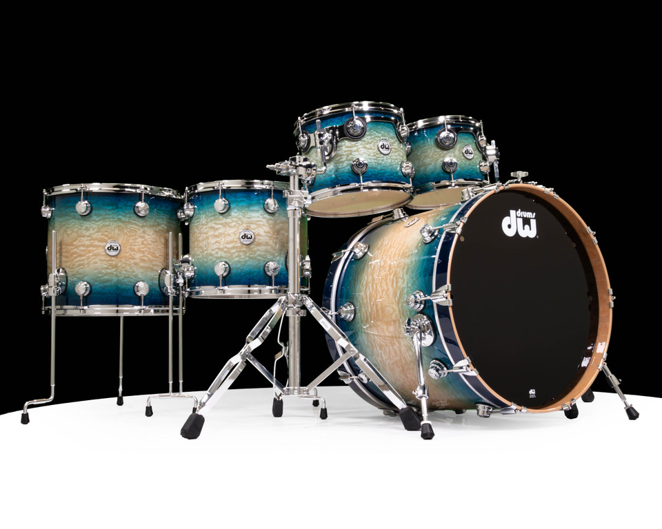 DW Collector's 5pc 333 Maple Kit- Regal Royal Bust on Ash Pommele (1386431)