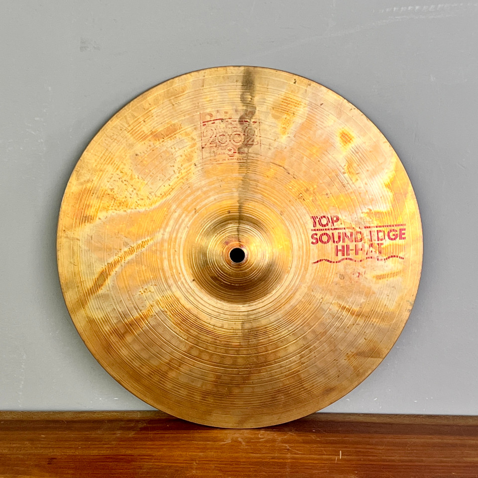Used Paiste 2002 Sound Edge Hihat Pair 13