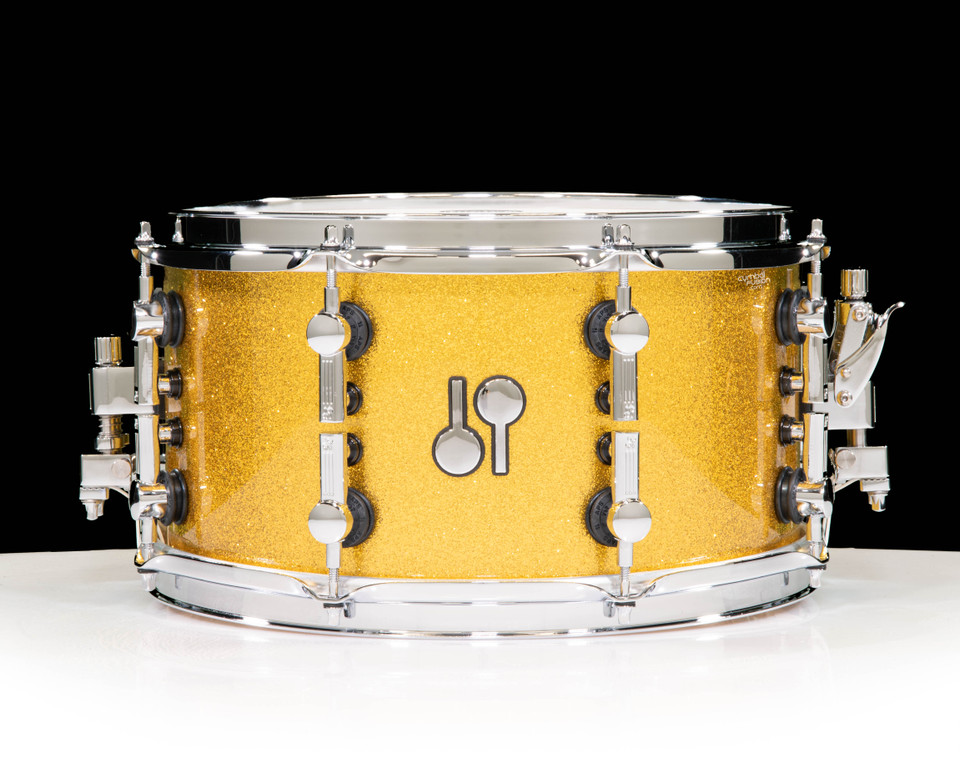 Sonor SQ2 13x7 Vintage Maple Snare - Gold Sparkle Lacquer