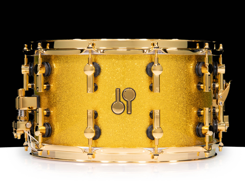 Sonor SQ2 14x8 Vintage Maple Snare - Gold Sparkle