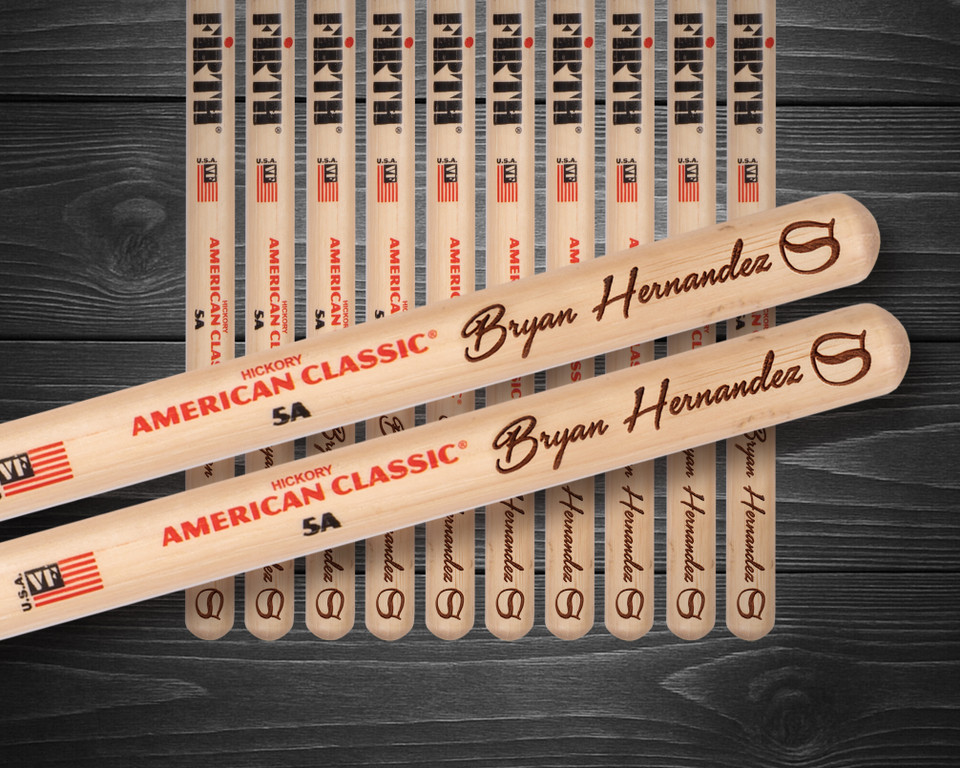 Custom Laser Etch Sticks