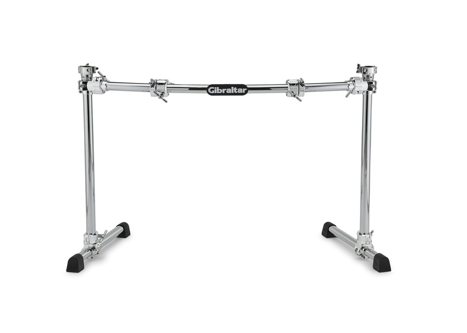Full-featured curved rack system with side wings for 4 to 5 piece kits. Offers 94" of mounting space and everything you need in one box. Shop Now At CymbalFusion.com