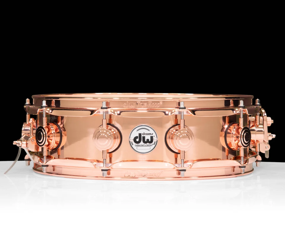 DW Collector's Series Copper 4x14 Snare - Copper Hardware