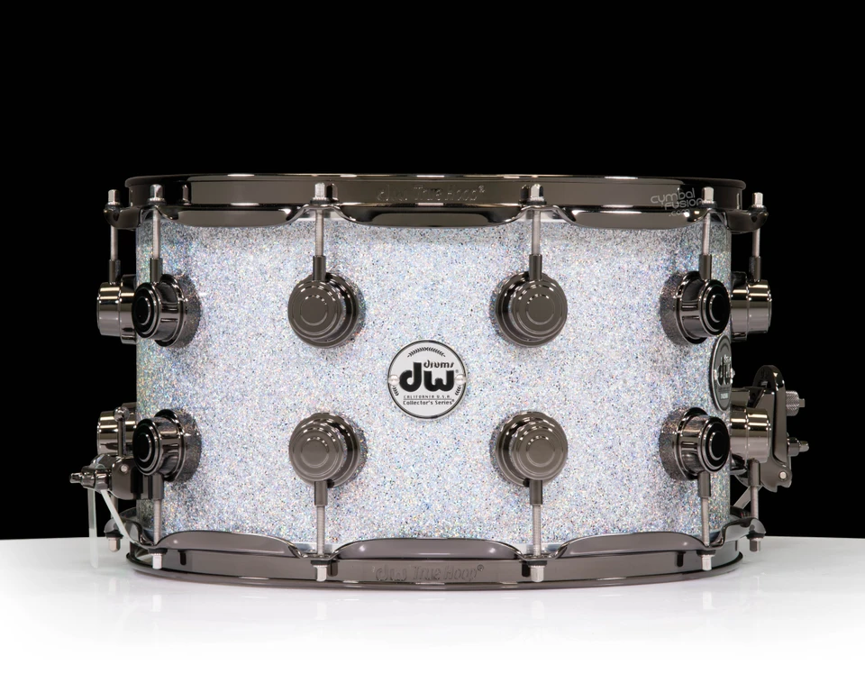 DW Collector's 8x14 SSC Diamond Nebula Snare - Black Nickel