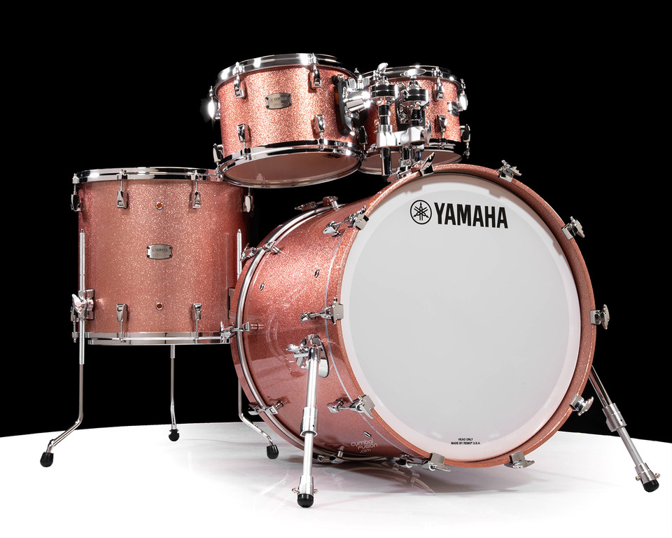 Yamaha Absolute Hybrid Maple 4pc Pink Champagne Sparkle