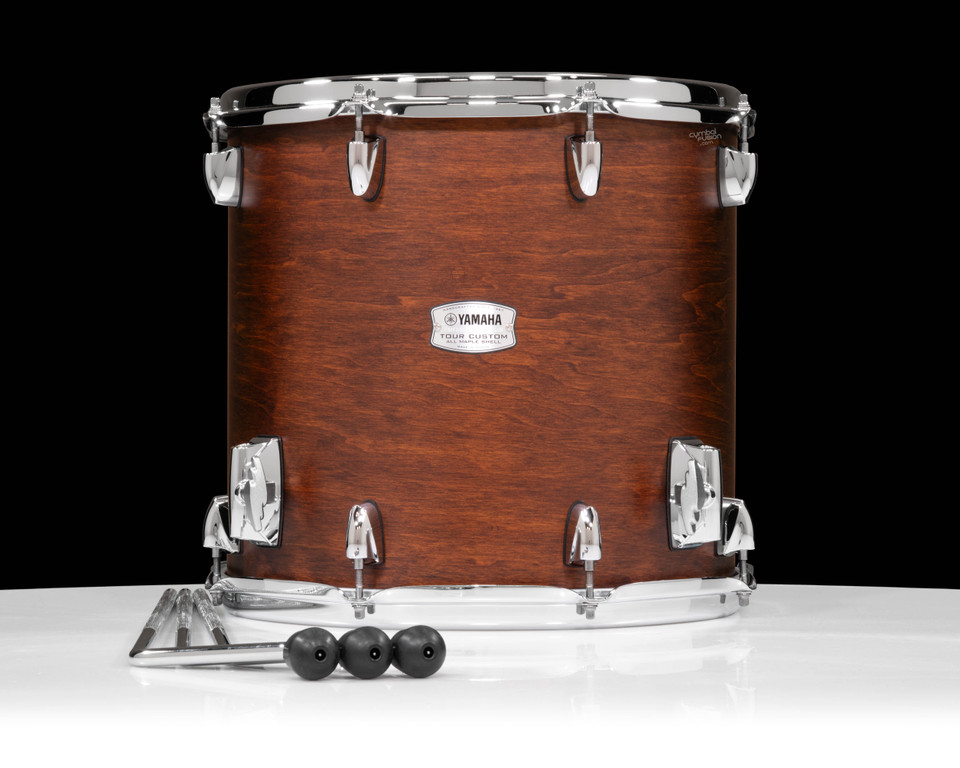 Yamaha Tour Custom 14"x13" Floor Tom - Chocolate Satin