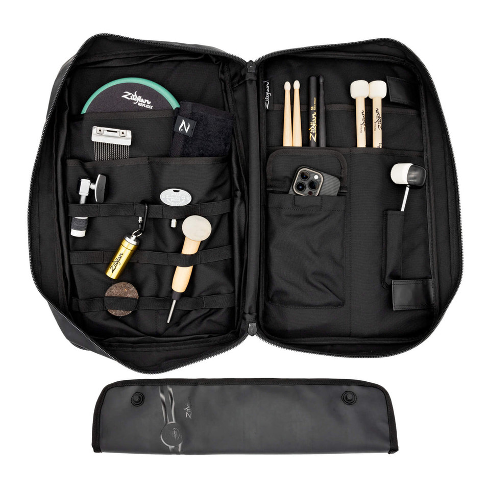 めーぷる Zildjian Touring Stick Bag Backpack - Black - CymbalFusion.com