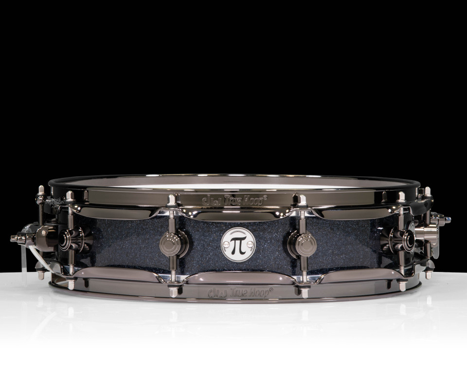 DW Collector's SSC Maple 3.14x14 Pi Snare - Gun Metal Glass w/ Black Nickel HW