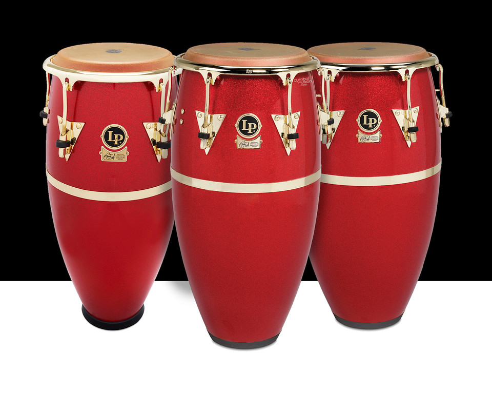 LP Galaxy Fiberglass Fausto Cuevas III Signature Quinto/Conga/Tumba Set