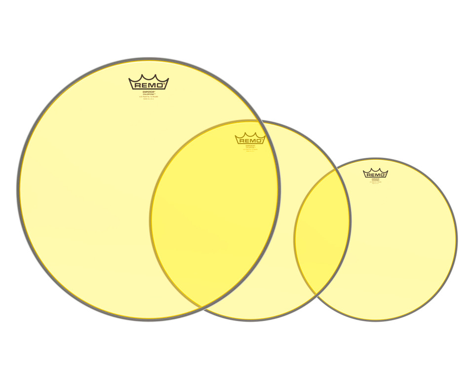 Remo Colortone Emperor ProPack - Yellow (10", 12", 16")