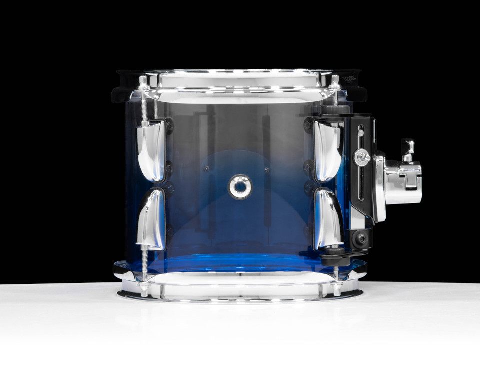 Pearl Crystal Beat 8”x7” Tom – Glacier Fade | CymbalFusion.com