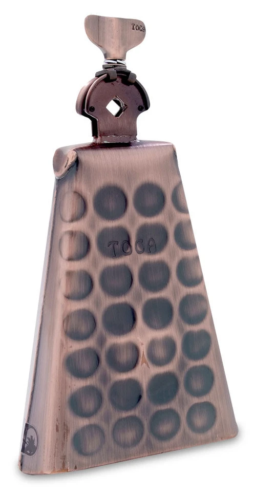 Image of Toca black copper mega cowbell facing forward