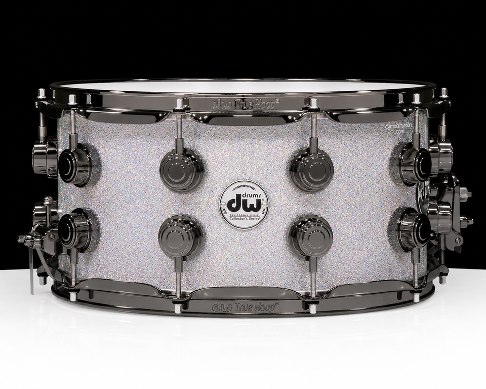 DW Collector's Series SSC Maple 7x14 Snare Drum - Diamond Nebula with Black Nickel Hardware