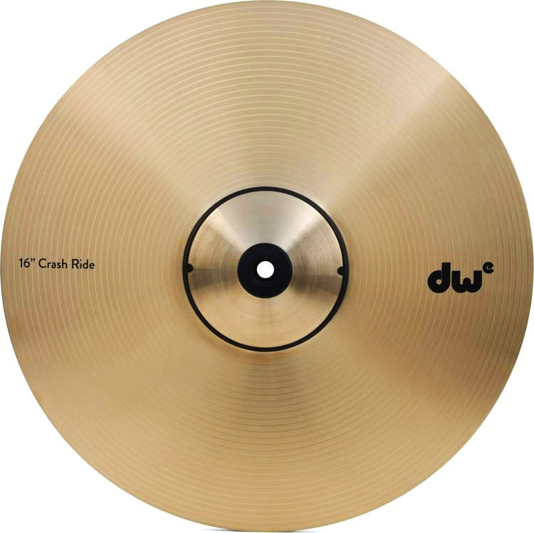 DW DWe Electronic Crash/Ride Cymbal - 16 inches top view