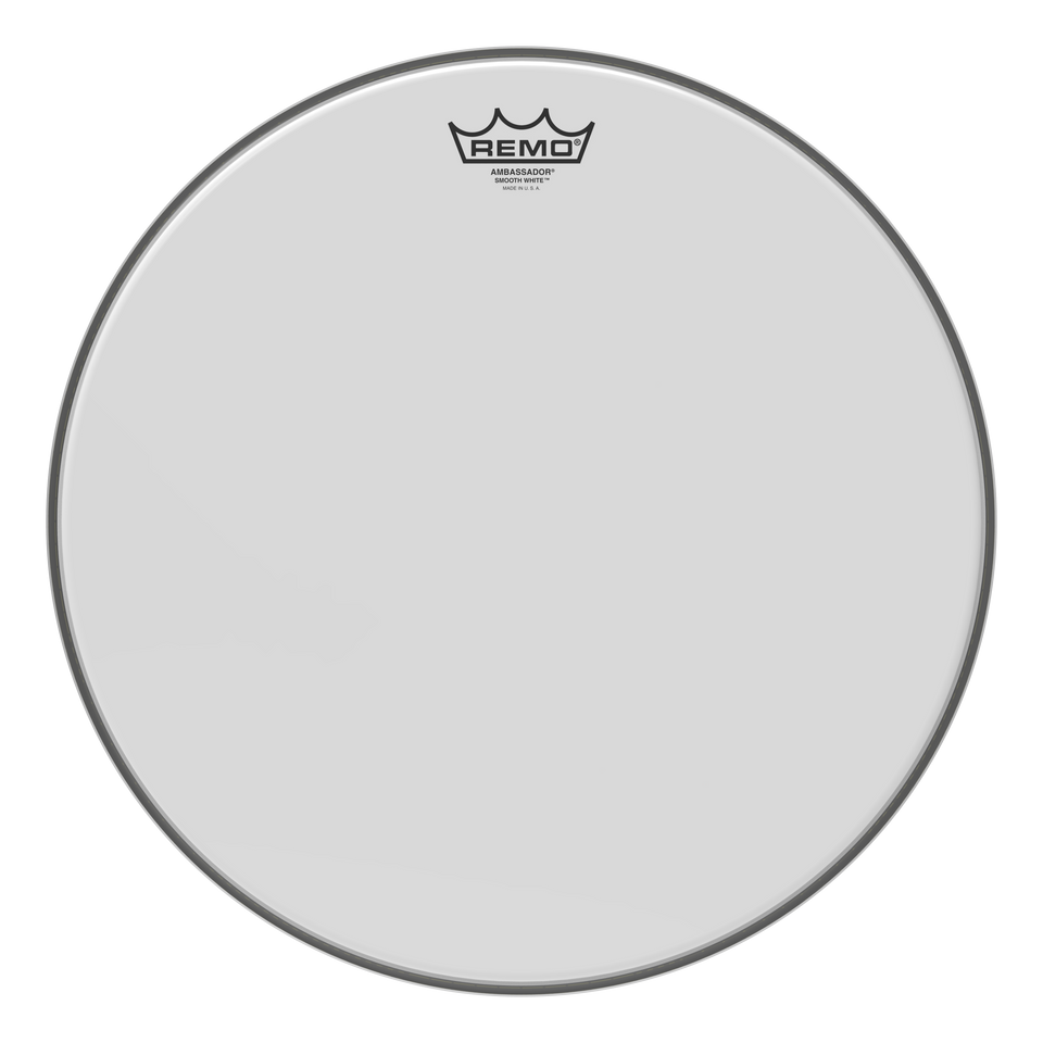 Remo Ambassador Smooth White Drumhead, 16"