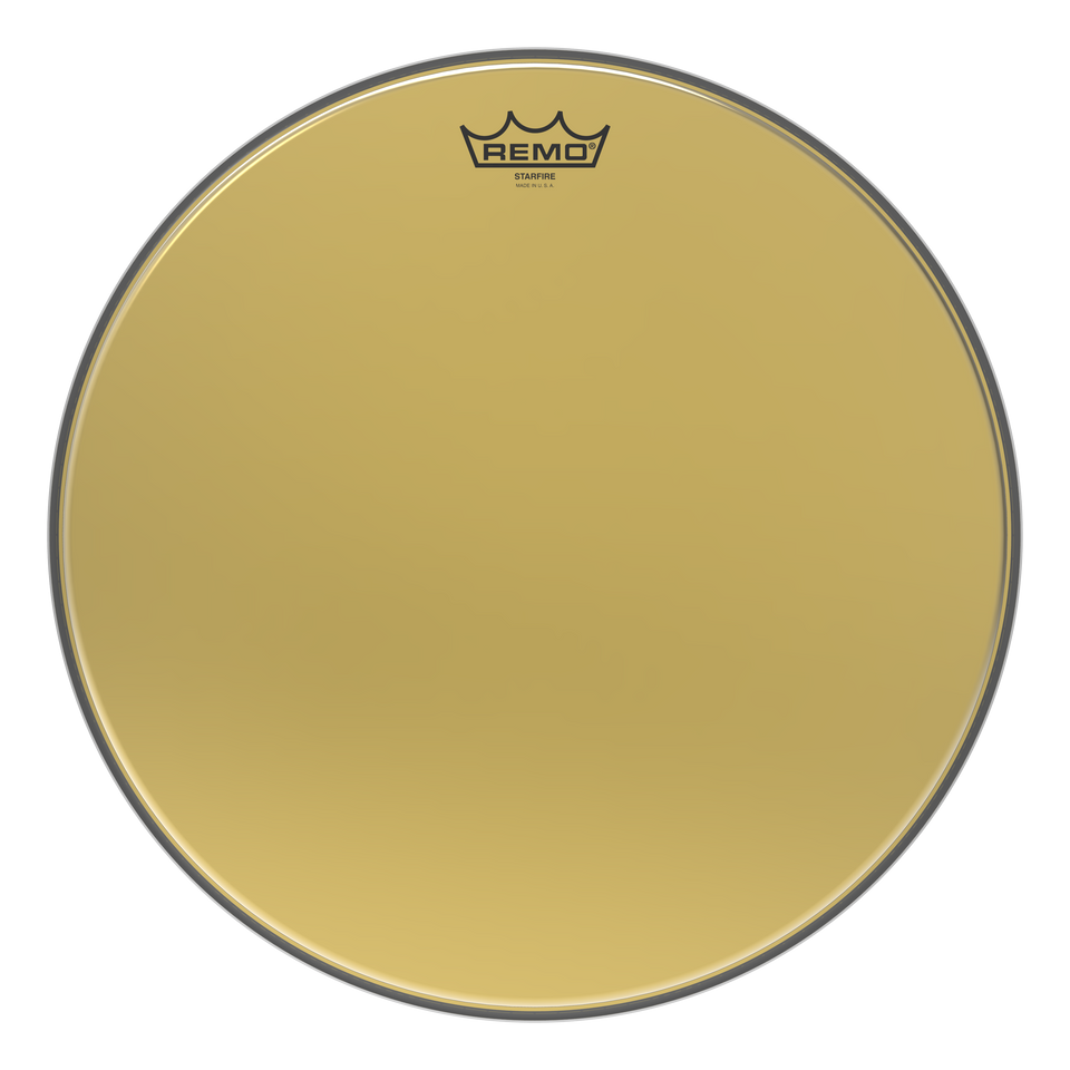 Remo Ambassador Starfire Drumhead - Gold, 16"