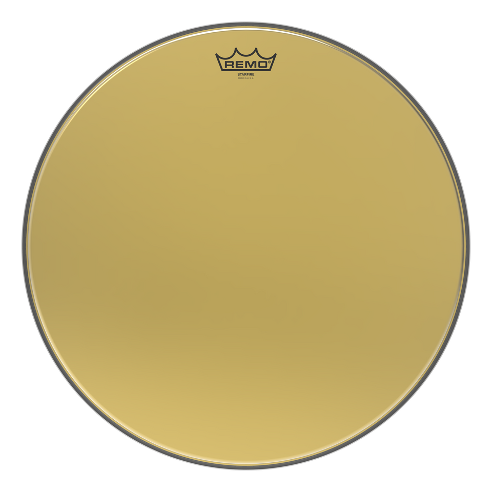 Remo Ambassador Starfire Drumhead - Gold, 18"
