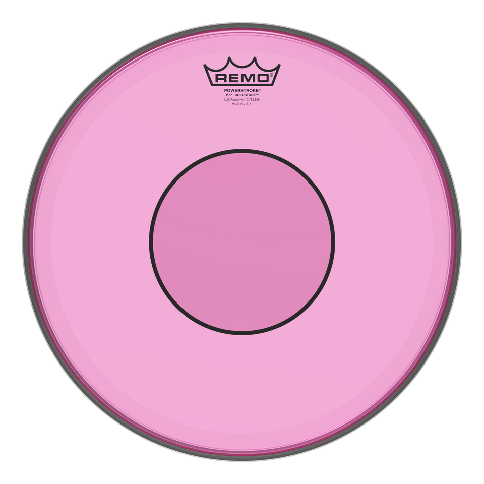Remo Powerstroke 77 Colortone Pink Drumhead, 13"