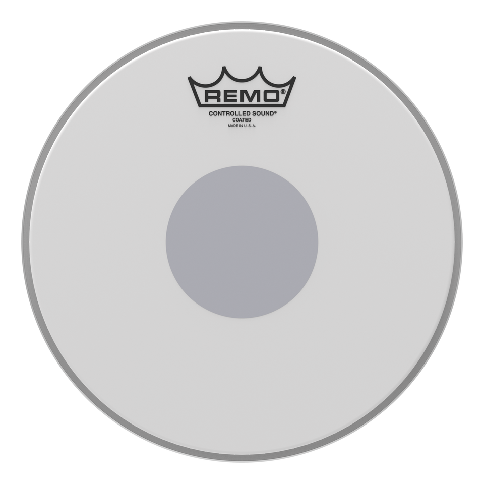 Remo Controlled Sound Coated Black Dot Drumhead - Bottom Black Dot, 10"