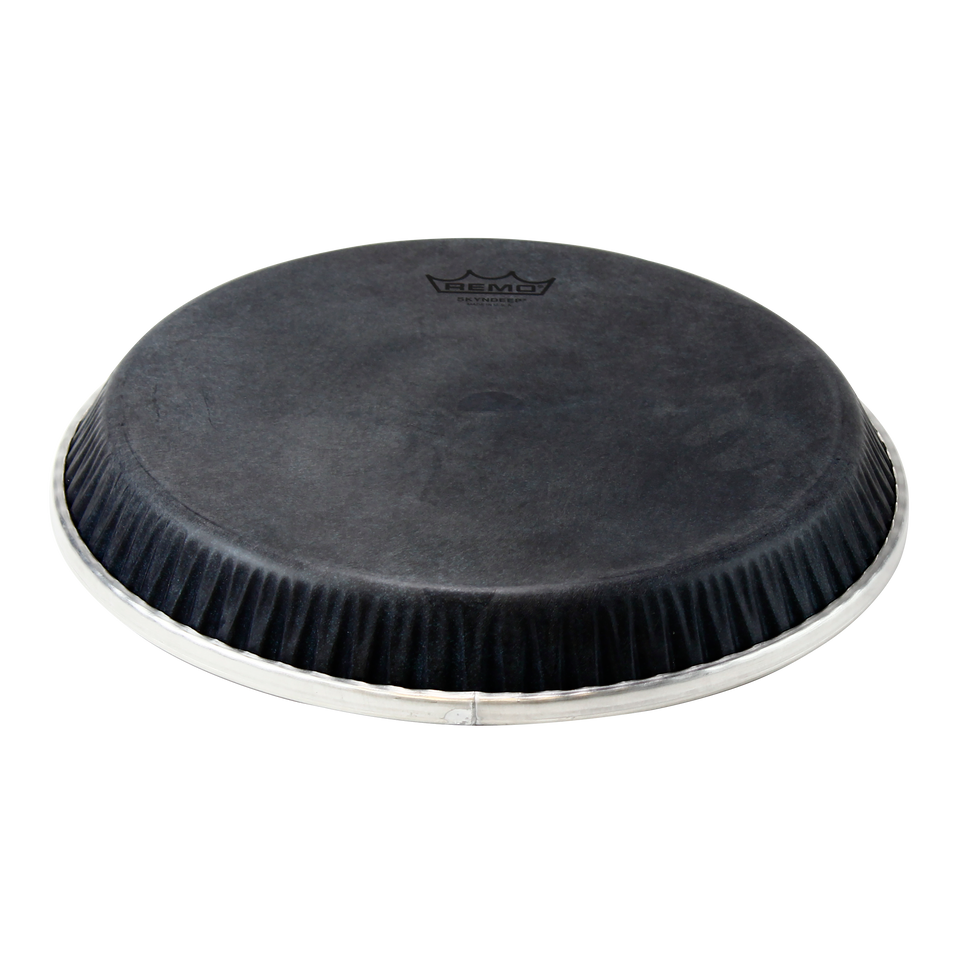 Remo Symmetry Skyndeep Conga Drumhead - Black Calfskin Graphic, 9.75"