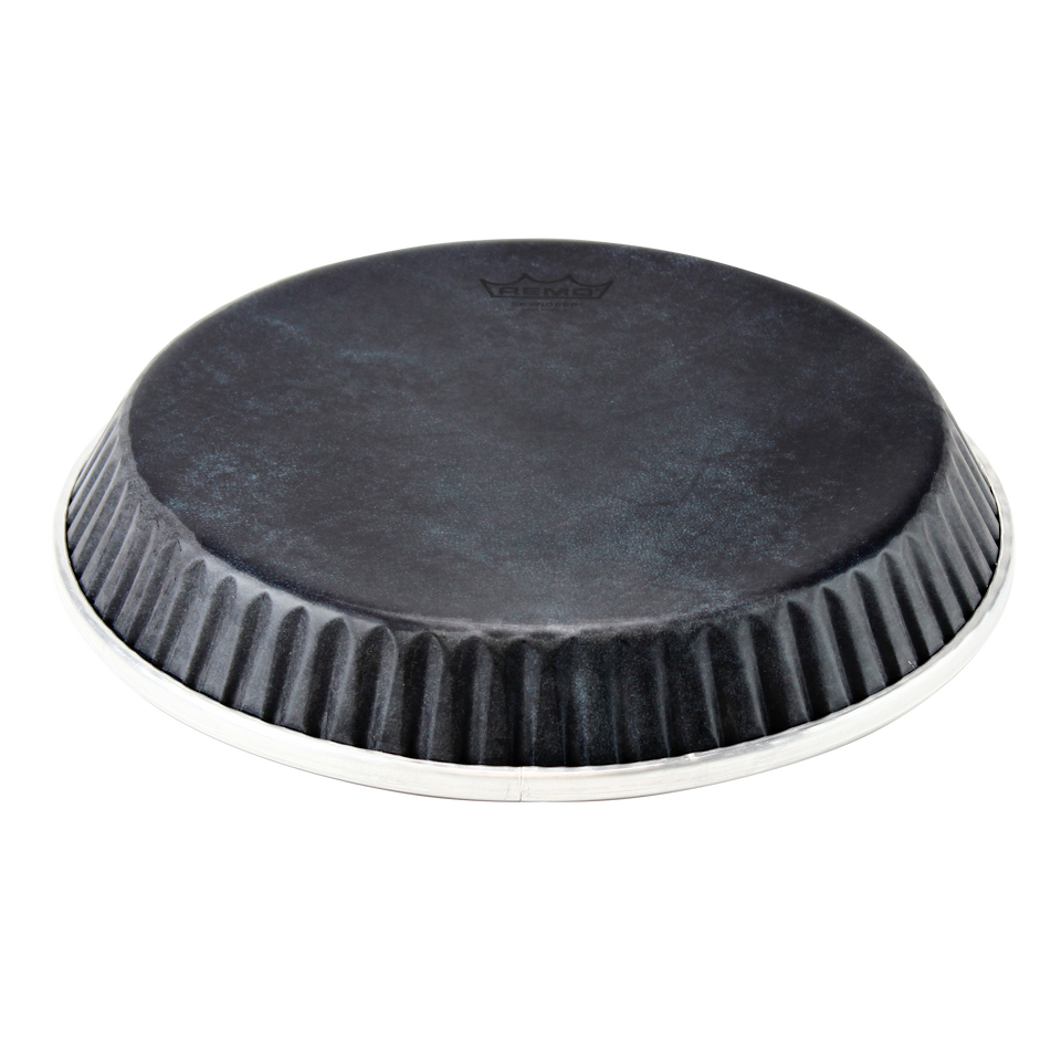 Remo Symmetry Skyndeep Conga Drumhead - Black Calfskin Graphic, 11.75"