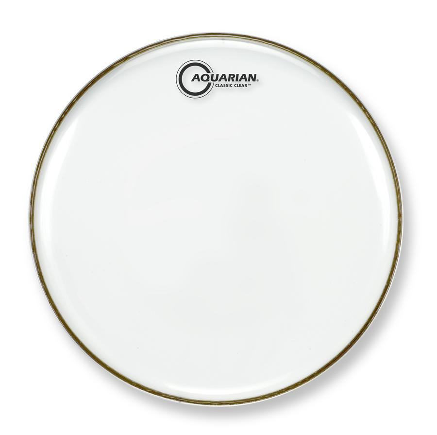 Aquarian Classic Clear Resonant 3mil Snare Side Drum Head 14" product image