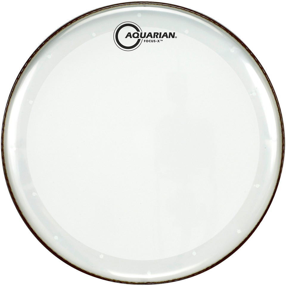 Aquarian Focus-X Clear 10mil Single Ply Drumhead with Focus-X Ring 16" product image