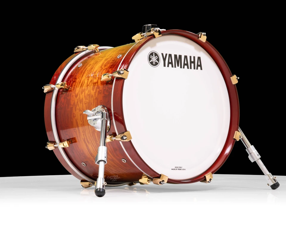 Yamaha PHX 18x14 Ash Bass Drum - Textured Amber Sunburst