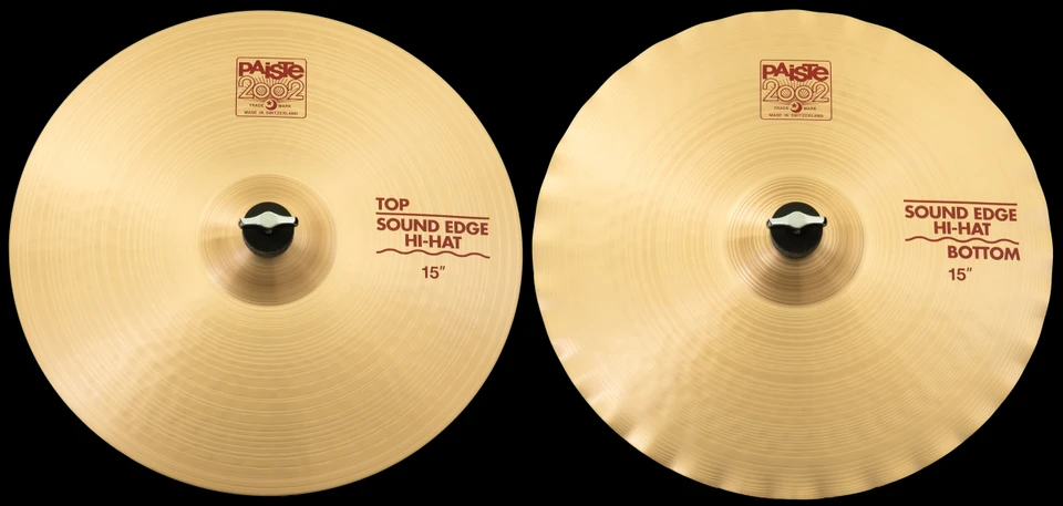 Paiste 15" 2002 Sound Edge Hi-Hat 1063115
