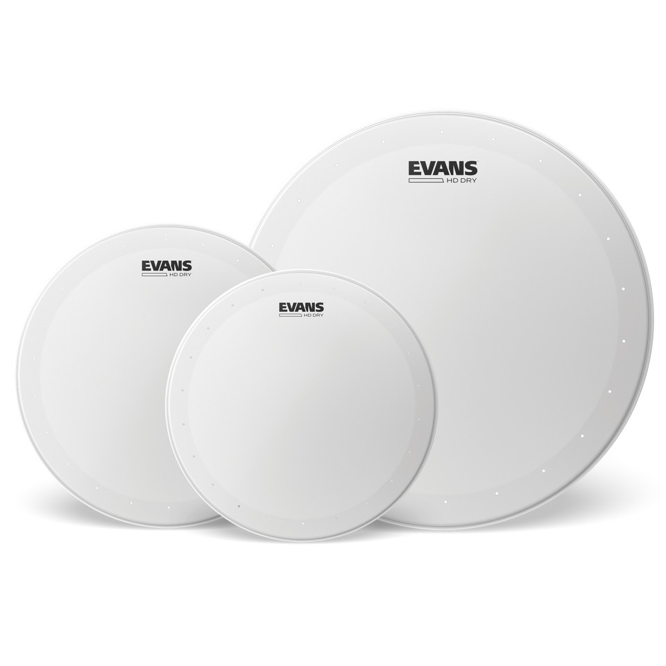 Evans HD Dry Tompack, Standard (12 inch,  13 inch,  16 inch) product image