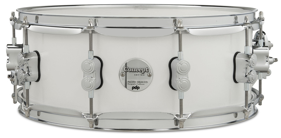 PDP Concept Maple 5.5x14 Pearlescent White Lacquer Snare product image 1