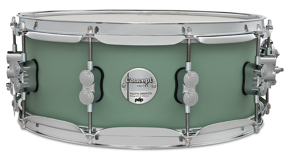 PDP Concept Maple 5.5x14 Satin Seafoam FinishPly Snare product image 1