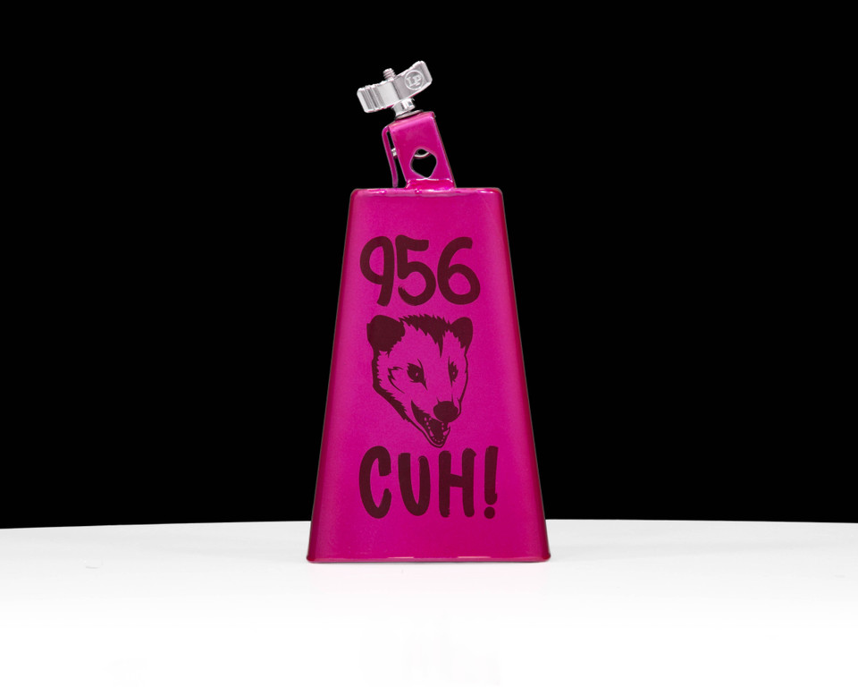 LP Rock Cowbell 956 CUH! Special Edition - Rasberry Metallic with No Ridge